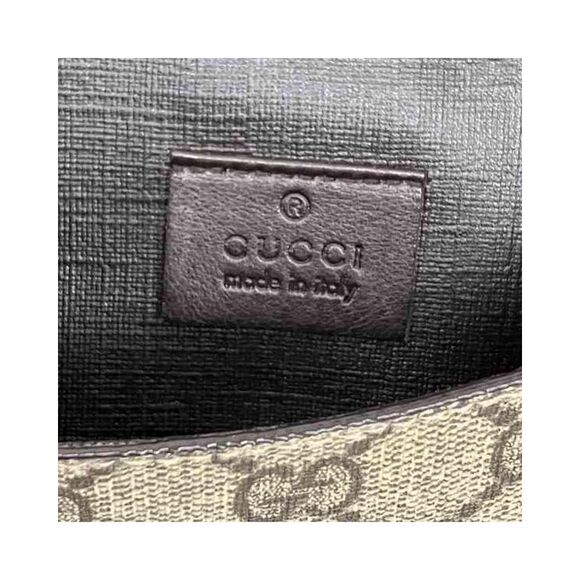 Pre Loved Gucci GG Marmont Beige Canvas Wallet Women - Picture 4 of 8